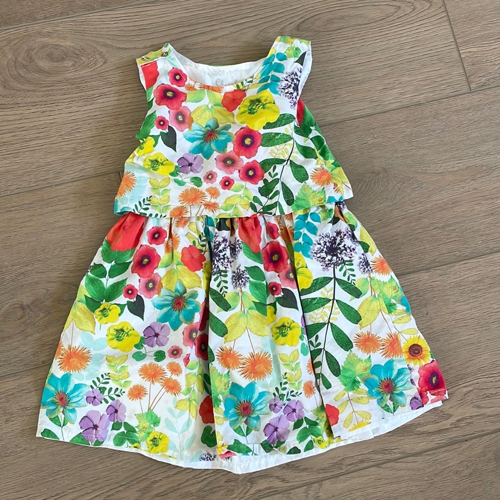 Spring- Floral Dress Toddler Girl